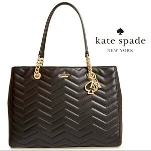 NWT Kate Spade Reese Park Courtnee Large Quilted Leather Tote shoulder Bag